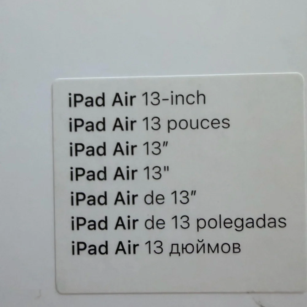 Apple iPad Air 13 inches Smart Folio Case - Charcoal Open Box